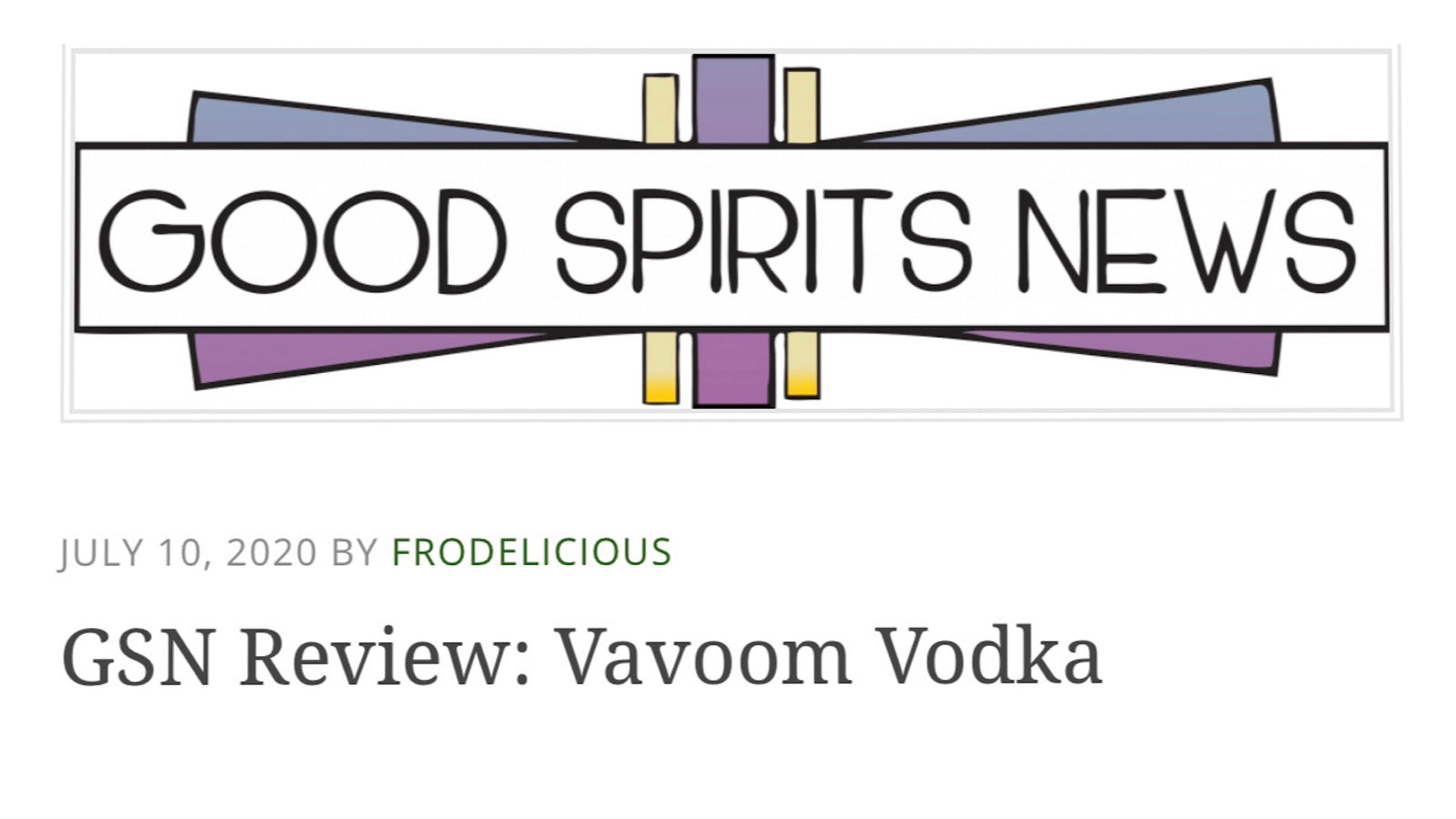 Good Spirits News