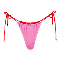 Thumbnail for Cordes Bikini Bottoms / Pink + Red