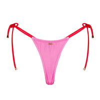 Thumbnail for Cordes Bikini Bottoms / Pink + Red