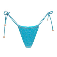 Thumbnail for Freya Bikini Bottoms / Blue Glitter by East x East