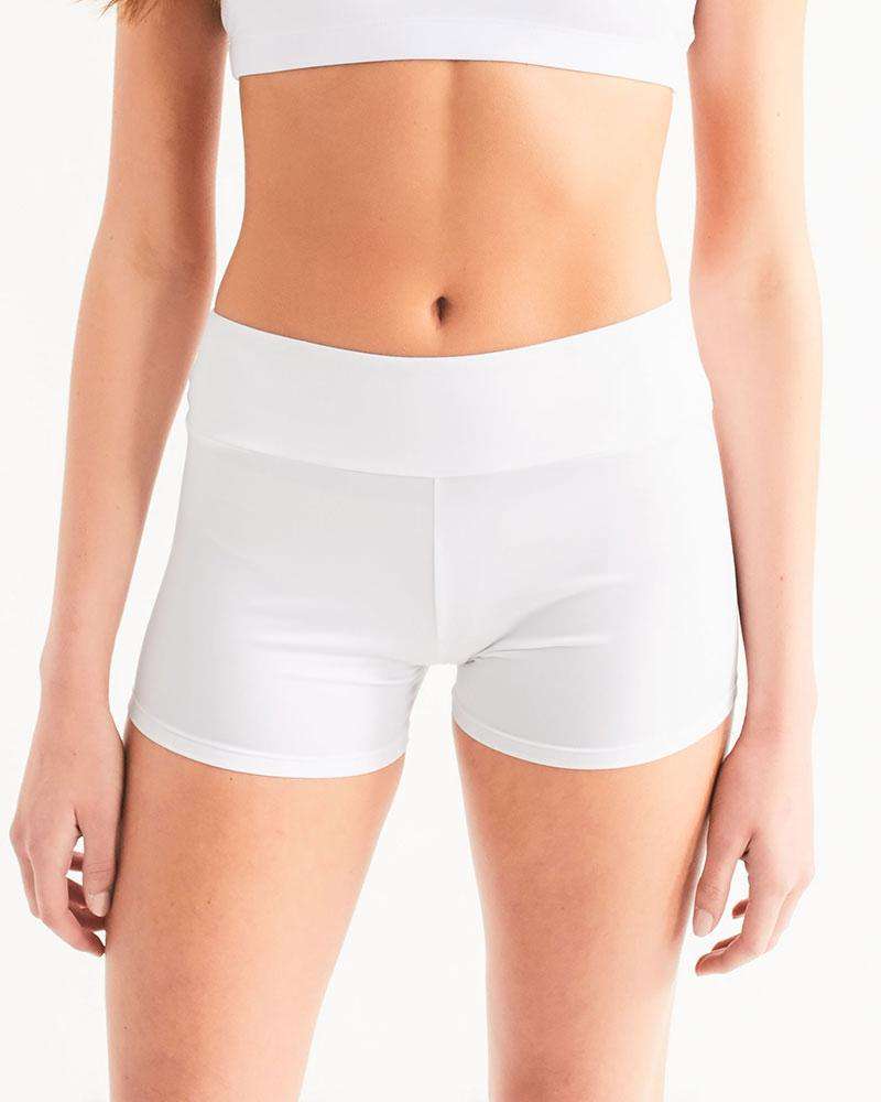 Ultra Low Rise White Mid Thigh Yoga Shorts yoga Shorts for Women Cotton  Super Low Rise Workout Fitness Made in USA -  Canada