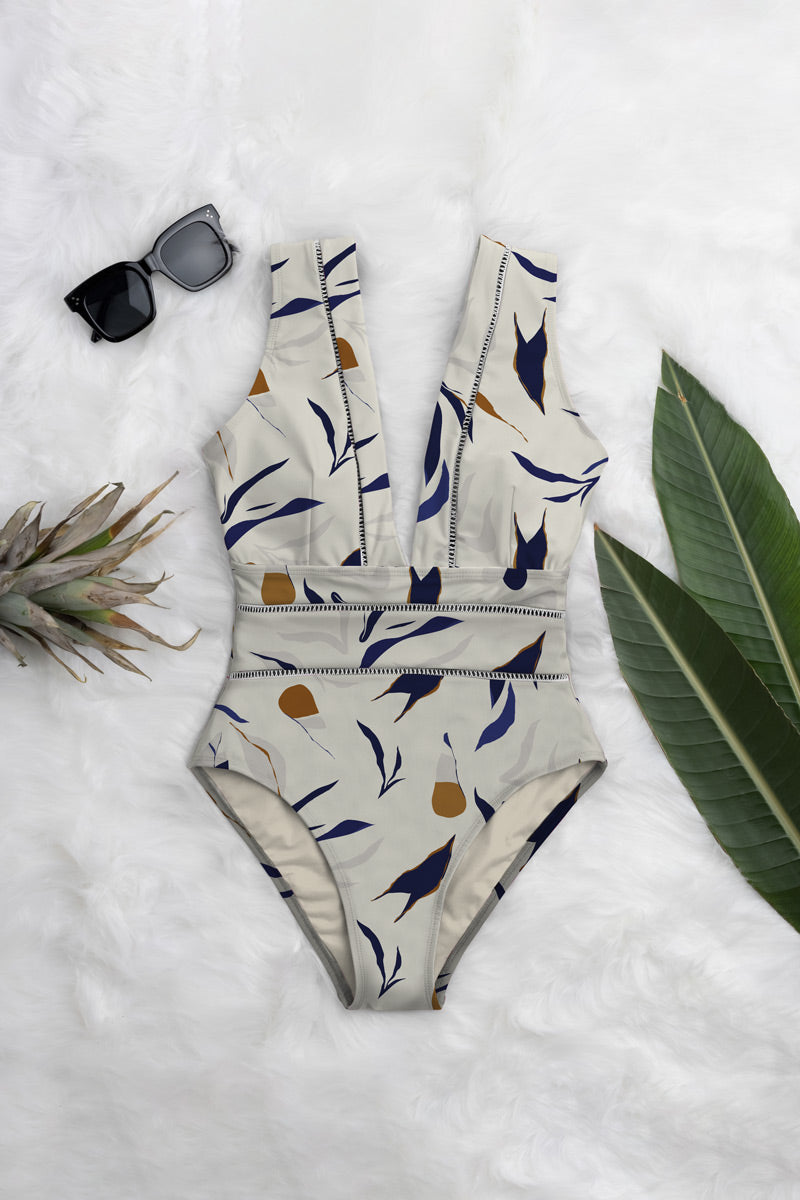 Be Beautiful Be You Lori Deep Plunge One-Piece